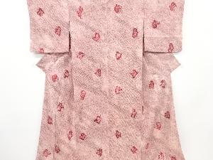 リサイクル　本総絞り草葉模様小紋着物